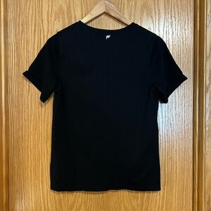 Black Activewear T-shirt - Fabletics Size M